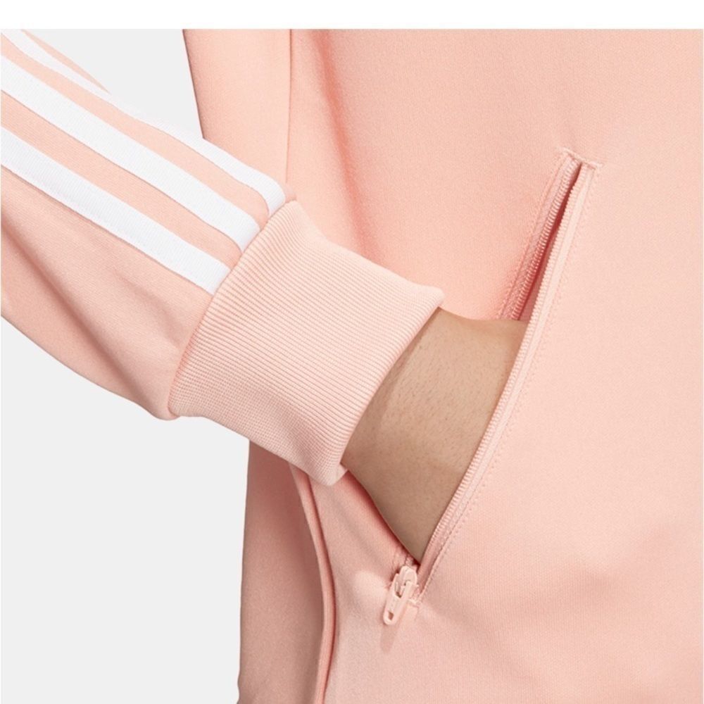 ADIDAS PEACH ORIGINAL TRACK JACKET WITH POCKETS - Picture 4 of 8